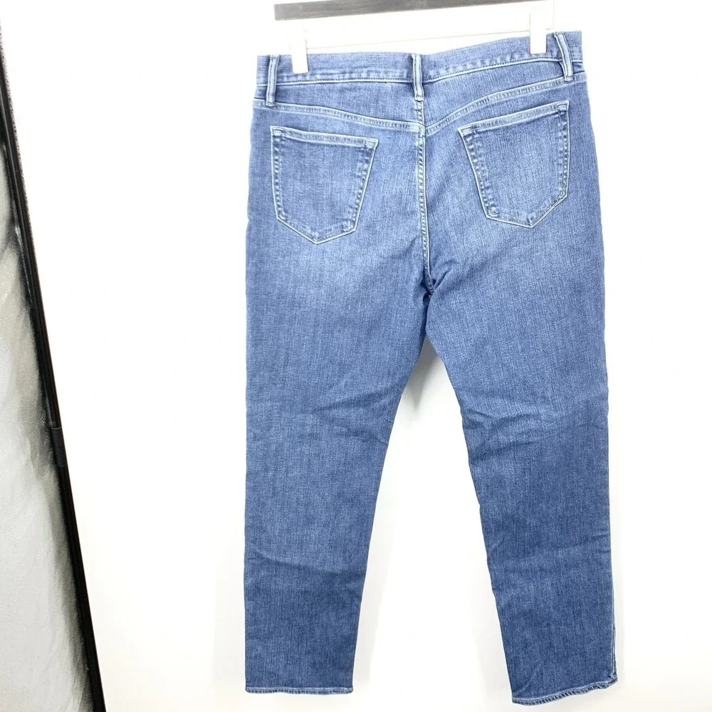 Banana Republic Men‎ Size 36 x 32 Pants Light Wash Denim Jeans Slim Fit Stretch